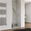 DEGHI Box doccia nicchia 80 cm battente con vetro trasparente e profilo cromo 195h - Nilo