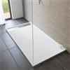 DEGHI Piatto doccia 80x150 cm bianco effetto pietra riducibile - Trey
