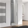 DEGHI Box doccia nicchia 70 cm battente con vetro opaco e profilo cromo 195h - Nilo