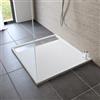 DEGHI Piatto doccia 90x90 cm bianco effetto pietra riducibile - Trey