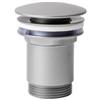 DEGHI Piletta click-clack universale 8,5h cm in ottone grigio opaco