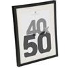 DEGHI Cornice per foto 40x50 cm reversibile in legno nero - Talirha