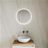 DEGHI Specchio da bagno led Ø 50 cm con luce perimetrale e retroilluminato - Geid