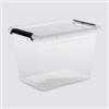 DEGHI Contenitore 40x27h cm in polipropilene con chiusura a clip - Archivia