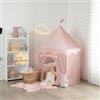 DEGHI Tenda per bambini 135h cm in tessuto rosa con stelle - Kids