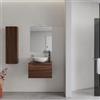 DEGHI Mobile bagno sospeso 60 cm con top rovere deciso - Agave