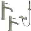 DEGHI Set miscelatore lavabo e bidet con esterno doccia fango - Oasis