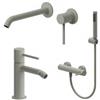 DEGHI Set miscelatore lavabo a muro e bidet con esterno doccia fango - Oasis