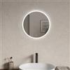 DEGHI Specchio led 45 cm luce fredda con cornice e accensione touch - Pegaso