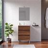 DEGHI Mobile bagno a terra 60 cm rovere deciso con lavabo - Calipso