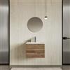 DEGHI Mobile bagno sospeso 60x50 cm 2 cassetti rovere america con lavabo - Edgard