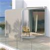 DEGHI Pergola 3x2,5 m in acciaio bianco con telo scorrevole grigio chiaro - Hedera