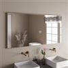 DEGHI Specchio bagno 70x140 cm reversibile con cornice bronzo spazzolato - Talas