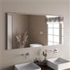 DEGHI Specchio bagno 70x140 cm reversibile con cornice champagne - Talas