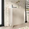 DEGHI Armadietto 80x102h cm in acciaio crema con 2 ante - Roger