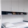 DEGHI Mensola 200x22h cm per armadio a ponte 293 cm con vani a giorno blu - Jennifer