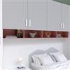 DEGHI Mensola 240x28h cm per armadio a ponte 333 cm con vani a giorno rosa - Jennifer