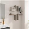 DEGHI Mensola bagno 30x30 h cm in legno tortora - Tetris