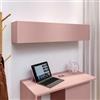DEGHI Consolle sospesa 138x28h rosa con anta reversibile - Jennifer