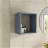 DEGHI Pensile bagno 35 x 35 h cm con vano a giorno carta da zucchero - Cuki