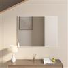 DEGHI Specchio 70x110 cm reversibile con cornice bianco opaco - Talas