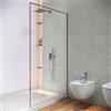 DEGHI Set 4 pannelli rivestimento parete da 4 mm in SPC 30x60h cm effetto pietra grigio - Thais