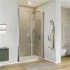DEGHI Box doccia nicchia 120 cm saloon con vetro trasparente e profilo cromo 200h - Endys