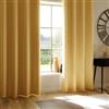 DEGHI Tenda oscurante 140x260h cm in tessuto effetto maglia ocra - Luana