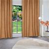 DEGHI Tenda filtrante 140x260h cm in tessuto effetto lino cannella - Cremy