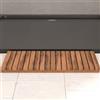DEGHI Pedana doccia 53x36 cm in legno di acacia naturale antiscivolo