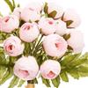 DEGHI Bouquet di camelie artificiali 30h cm rosa