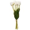 DEGHI Bouquet di tulipani artificiali 48h cm bianco