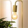 DEGHI Lampadina led E27 forma standard A60 in vetro ambrato filo a spirale
