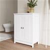 DEGHI Mobile contenitore 60x35x80h cm con 2 ante bianco - Balmaz