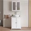 DEGHI Mobile bagno portalavabo 60 cm con 2 ante bianco - Balmaz