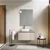 DEGHI Mobile bagno sospeso 80 cm con cassetto e anta cashmere con top - Edith