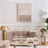 DEGHI Decorazione da parete 78x100h cm bianco e marrone