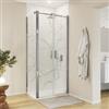 DEGHI Box doccia 70x90 apertura saloon con vetro trasparente 200h - Endys