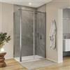 DEGHI Box doccia 80x120 apertura saloon con vetro trasparente 200h - Endys