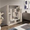 DEGHI Libreria 125x129h cm cashmere con struttura a labirinto - Kantiko
