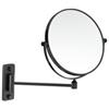 GEDY Specchio da trucco ingranditore 3x con supporto a muro nero - Mia di Gedy