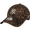 NEW ERA FEMALE COSY LEOPARD 9FORTY YORK YANKEE Cappellino Donna