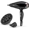 BABYLISS 6716DE, Potenza 2300 W, Tipo di motore AC motor, Livelli temperatura 3, Tecnologia a ioni, Attacco diffusore