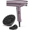 BABYLISS ASCIUGACAPELLI BABYLISS D6051DE, Potenza 1600 W, Tipo di motore EC motor, Livelli temperatura 3, Tecnologia a ioni, Attacco diffusore