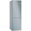 BOSCH KGN362LDF, Capacità netta totale 321 l, Rumorosità: 35 dB(A), 3 ripiani, Dimensioni: L 60 cm A 186 P 66,5 cm, Inox Look, Classe D