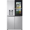 LG Frigorifero americano LG GMG960MBJE InstaView, Sistema Multi Flow: Sì; raffreddamento frigorifero: No Frost; congelatore: Frost, Capacità netta totale 638 l, Rumorosità: 40 dB(A), LAN wireless, Dispenser acqua, ghiaccio, Dimensioni: L 91,4 cm A 179,2 …