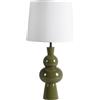 ETHAN CHLOE Lampada Verde Lacquared Da Tavolo Cm 75