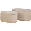 GARPE Set 2 Pouf Contenitori