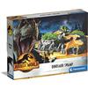 Clementoni - 19206 - Jurassic World 3 Dominion - Palude Dei Dinosauri - Gioco Scientifico 7 Anni, Gioco Dinosauri - Made In Italy, Multicolore, Medio