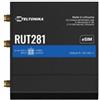 Teltonika Networks RUT281 [Global, EU PSU] 4G - LTE Telit CAT4 router, x2 - ethernet ports, physica